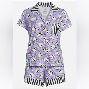 NWT Nightmare Before Christmas Jack 2-Piece Pajama Set Shirt & Shorts 3X